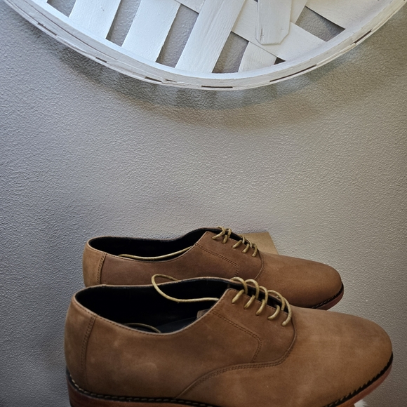 Nisolo Calano Oak Color Oxford Elegant  Leather Men's Shoes - Picture 6 of 12